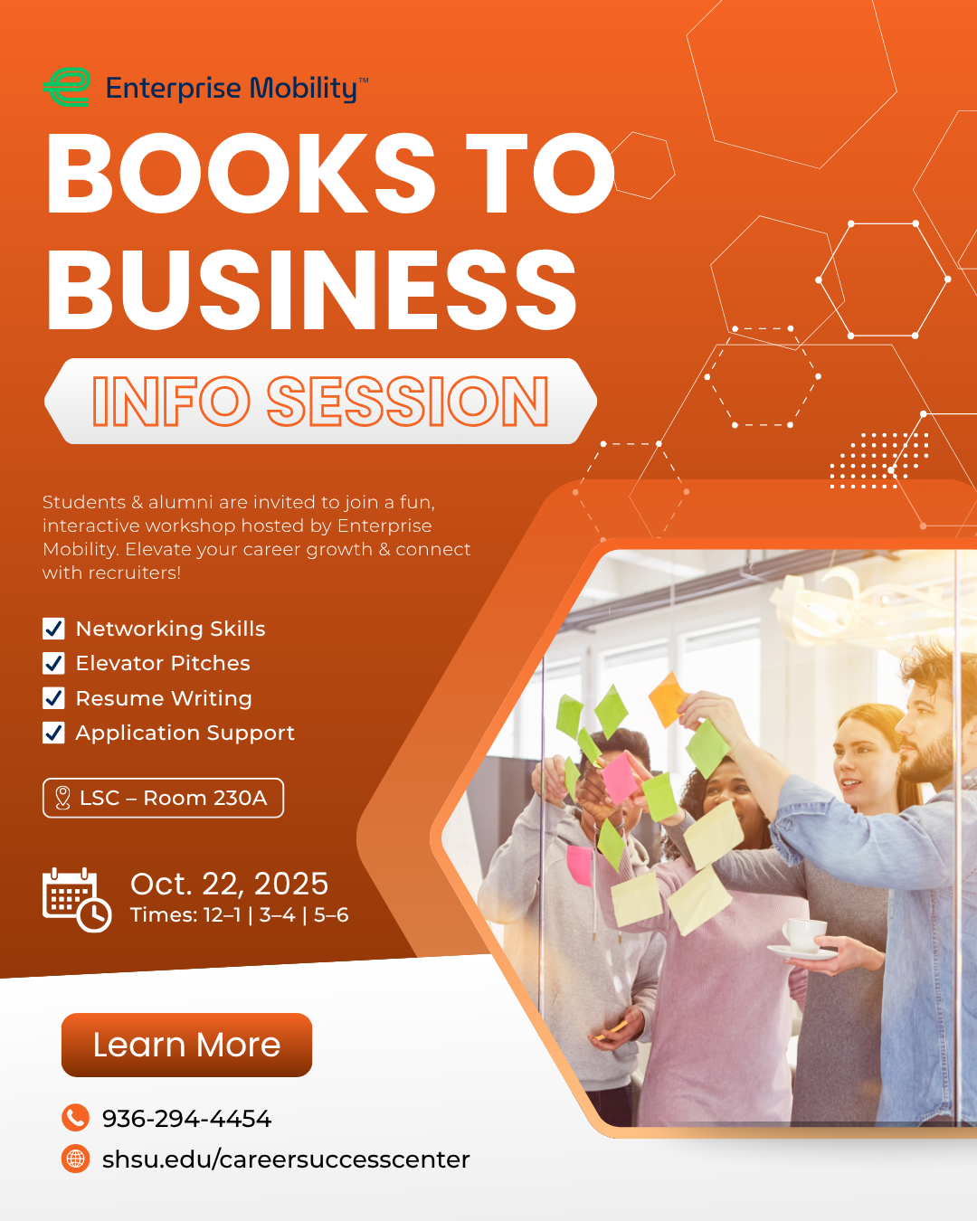 Books to Business Workshop Flyer